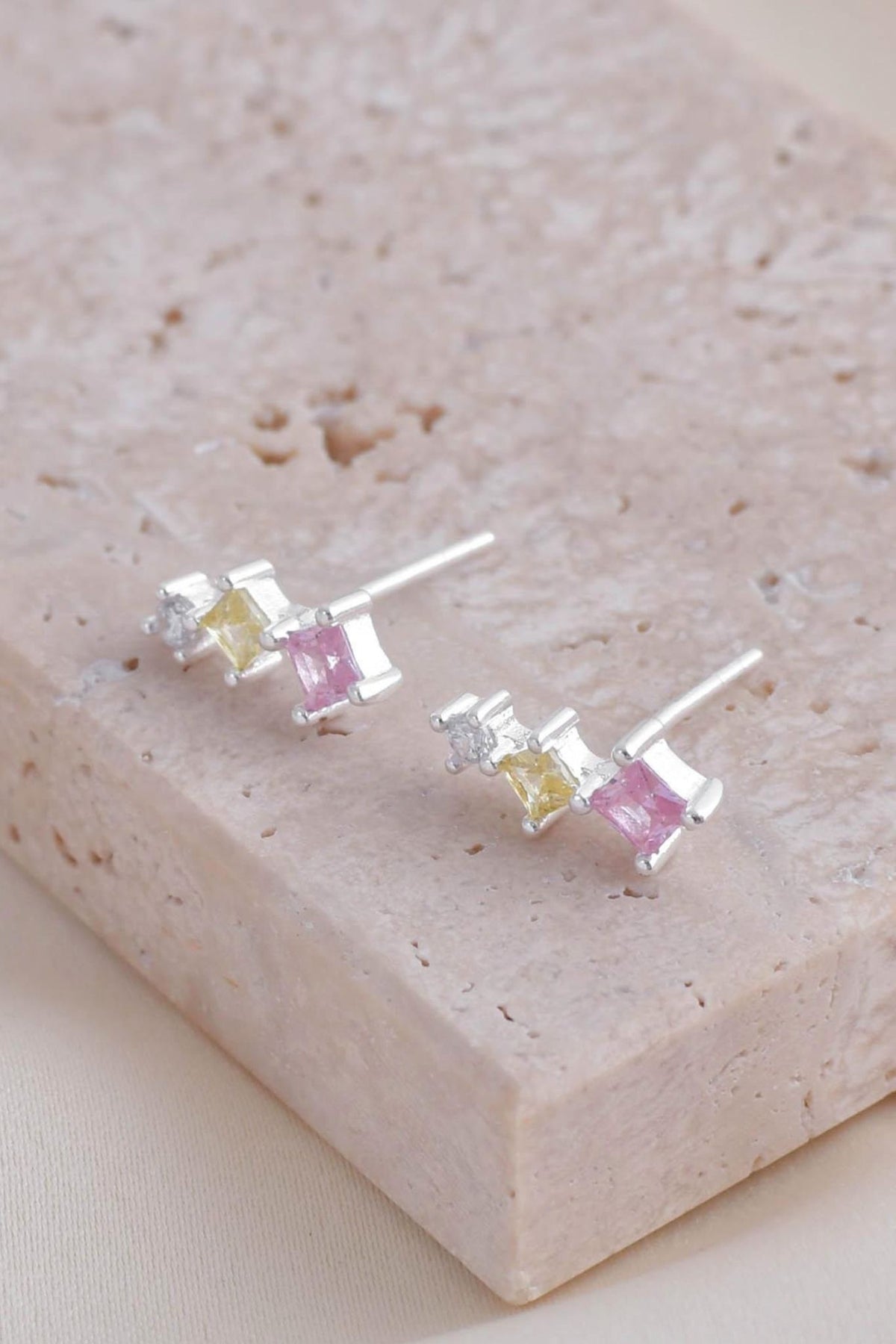 sterling-silver-multicoloured-cz-studs-side-view