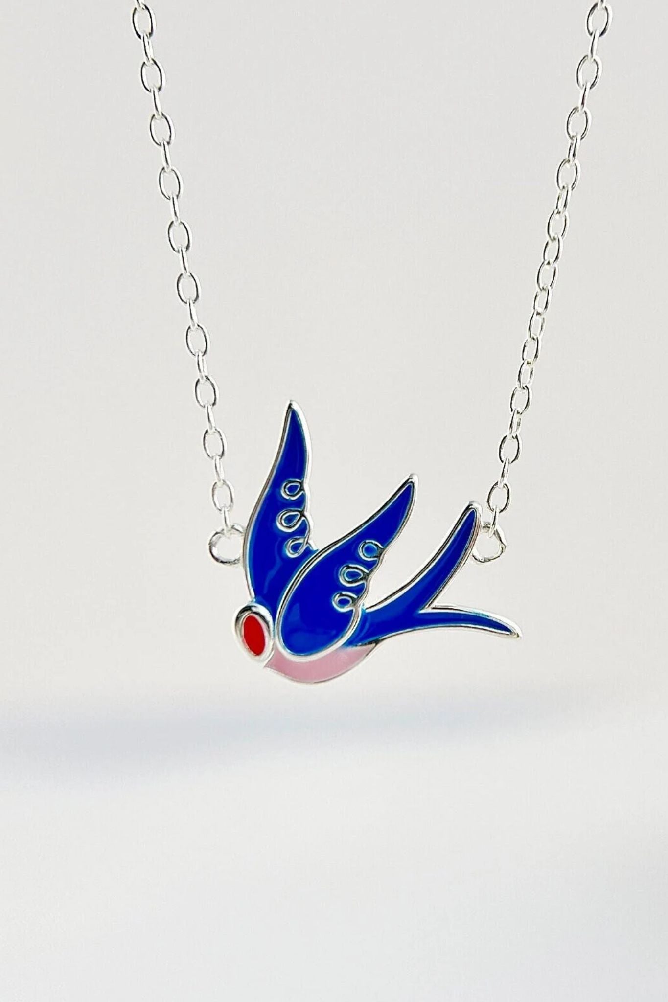 sterling-silver-blue-swallow-necklace-closeup