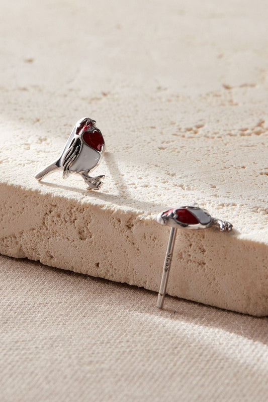 sterling-silver-red-robin-studs-in-silver-closeup