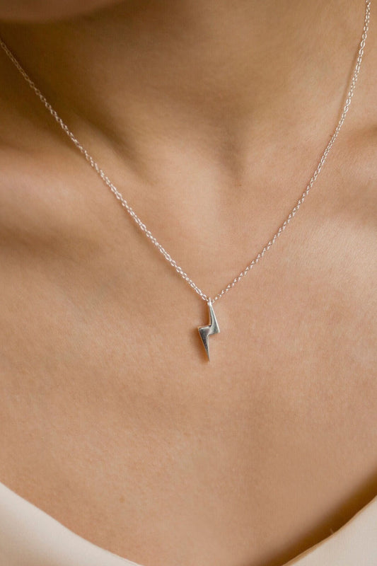sterling-silver-lightning-bolt-necklace-model