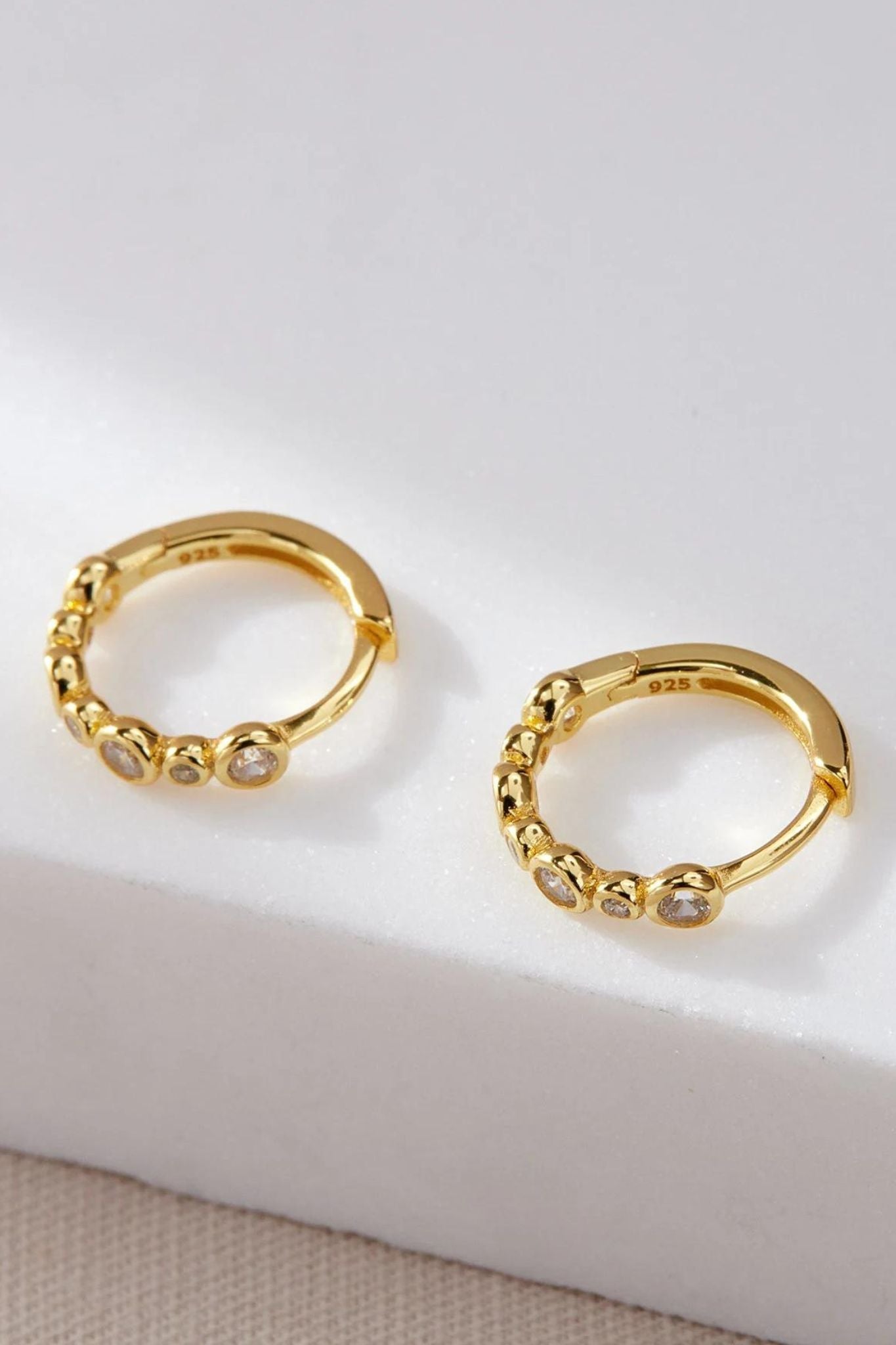 sterling-silver-cz-beaded-hoops-in-gold