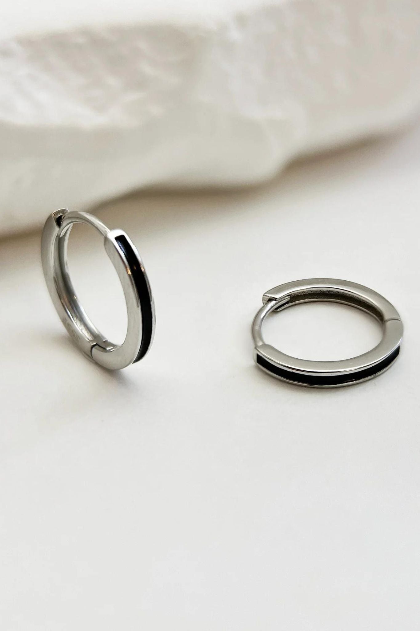 s999-sterling-silver-black-huggie-hoops-various-sizes-closeup