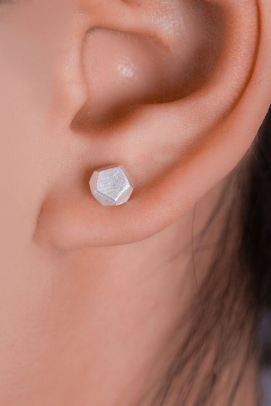 sterling-silver-pentagon-studs-model