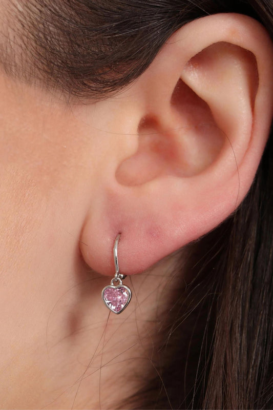 sterling-silver-cz-heart-hoops-in-silver-pink-model