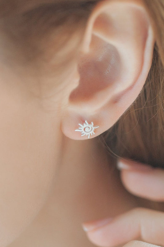 sterling-silver-flaming-sun-studs-model