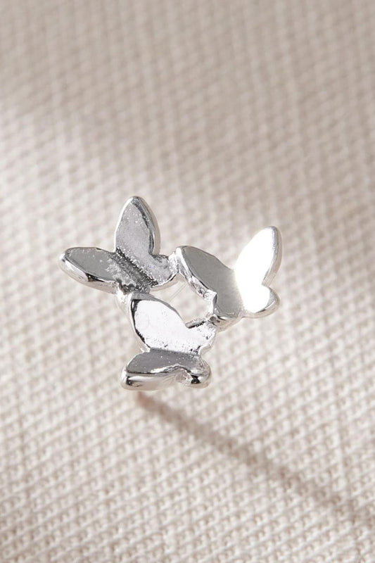 sterling-silver-butterfly-trio-studs-closeup