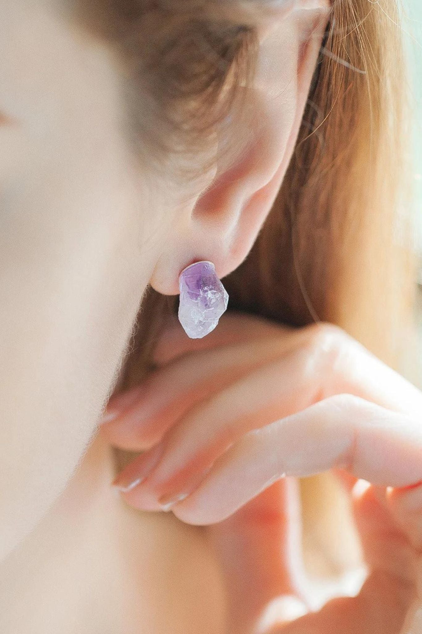 rough-cut-crystal-studs-in-silver-purple-model