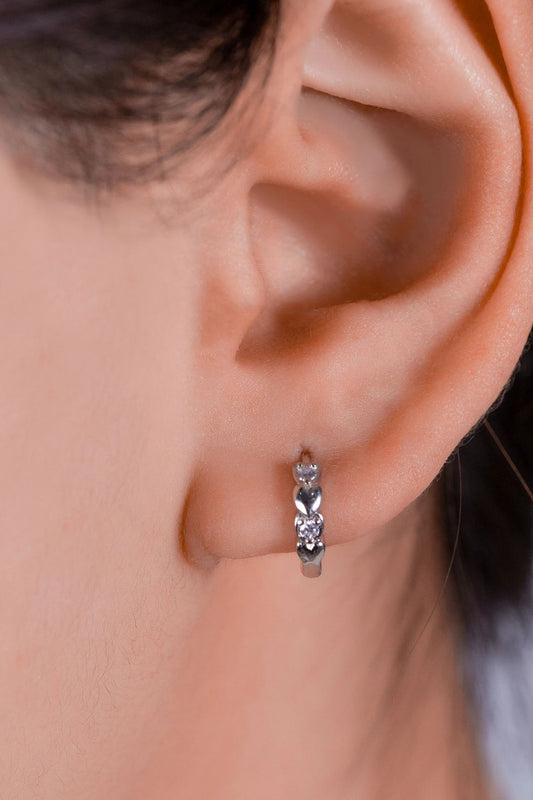 sterling-silver-cz-sparkly-heart-huggie-hoops-model