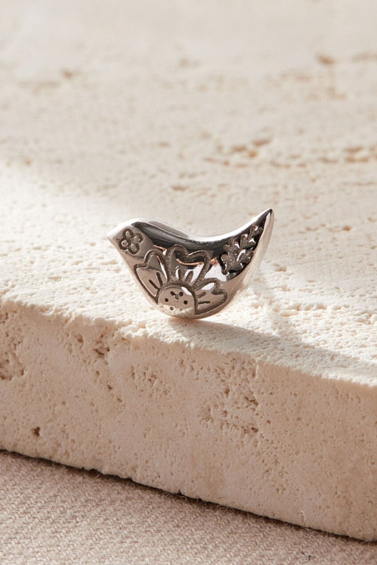 sterling-silver-songbird-studs-in-silver-closeup