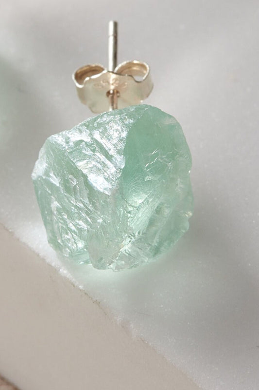 rough-cut-crystal-studs-in-silver-green-closeup