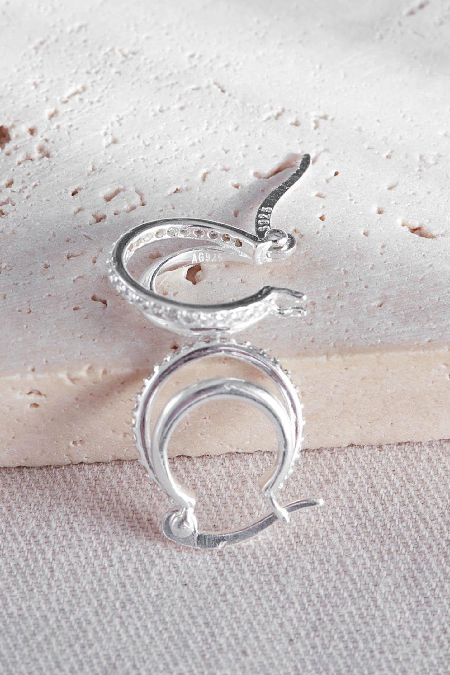 sterling-silver-cz-double-hoops-in-silver-closeup