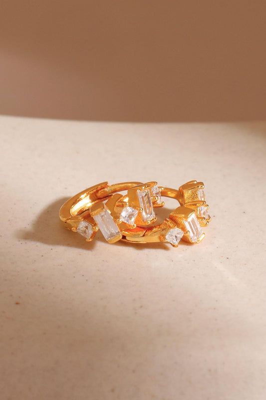 sterling-silver-baguette-cz-hoops-in-gold-closeup