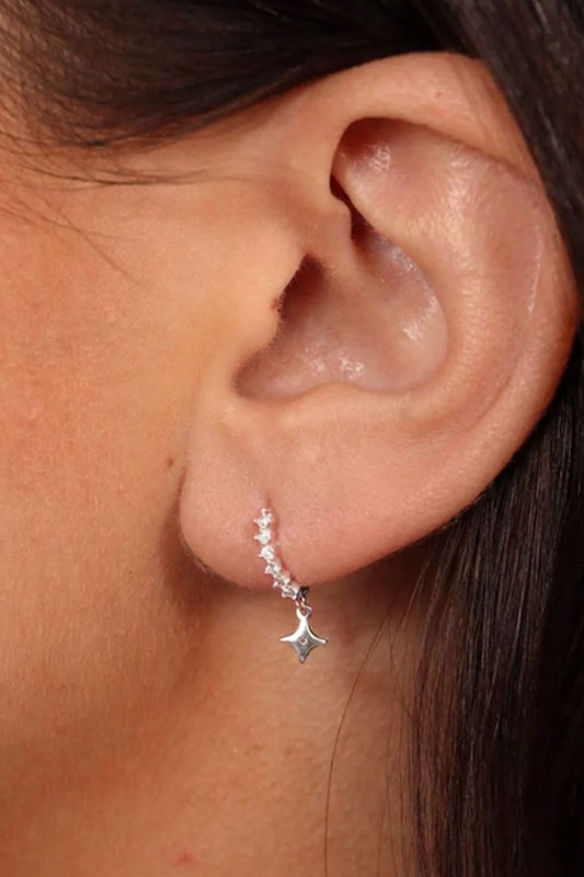 sterling-silver-cz-star-huggie-hoops-model