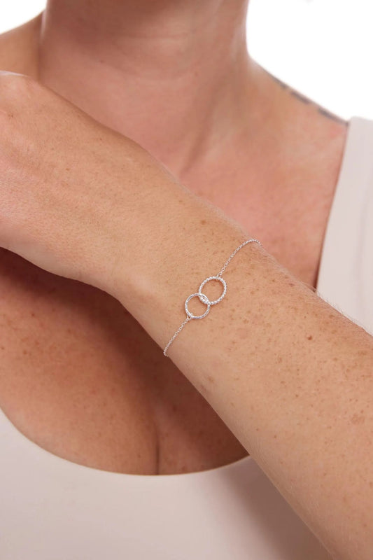 sterling-silver-dual-circle-bracelet-forever-always-model-wrist