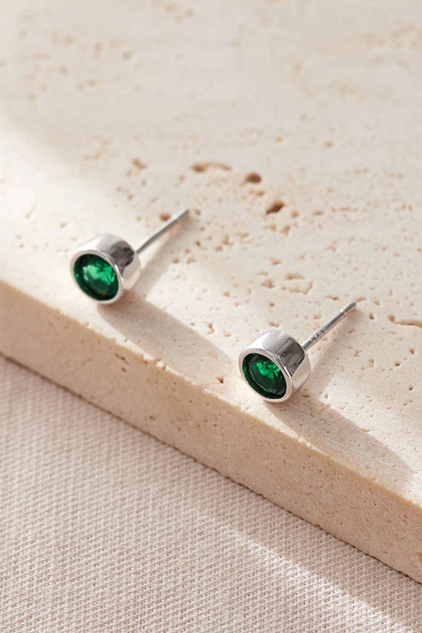 sterling-silver-cz-round-studs-in-silver-green
