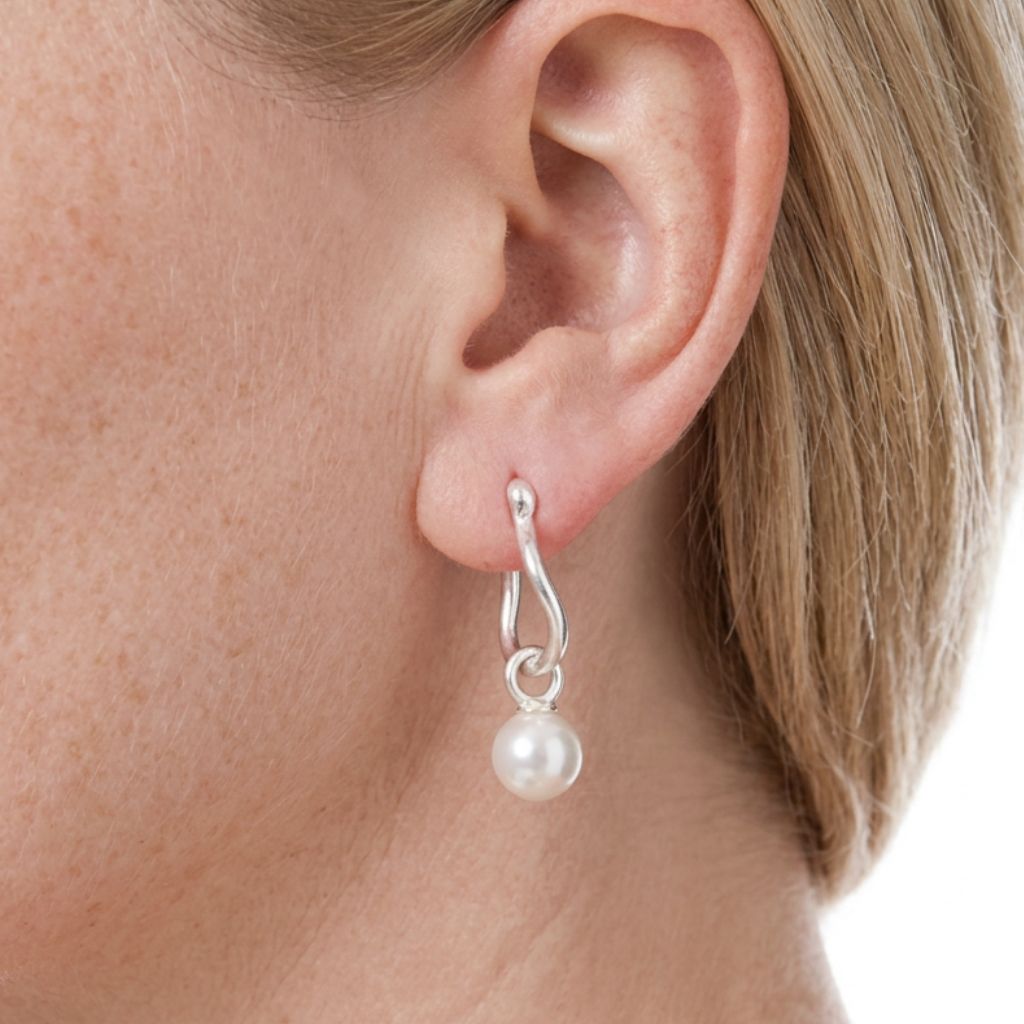 Pearl Hoops