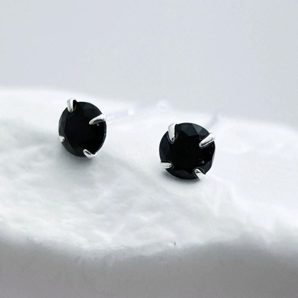 Black Stone Earrings