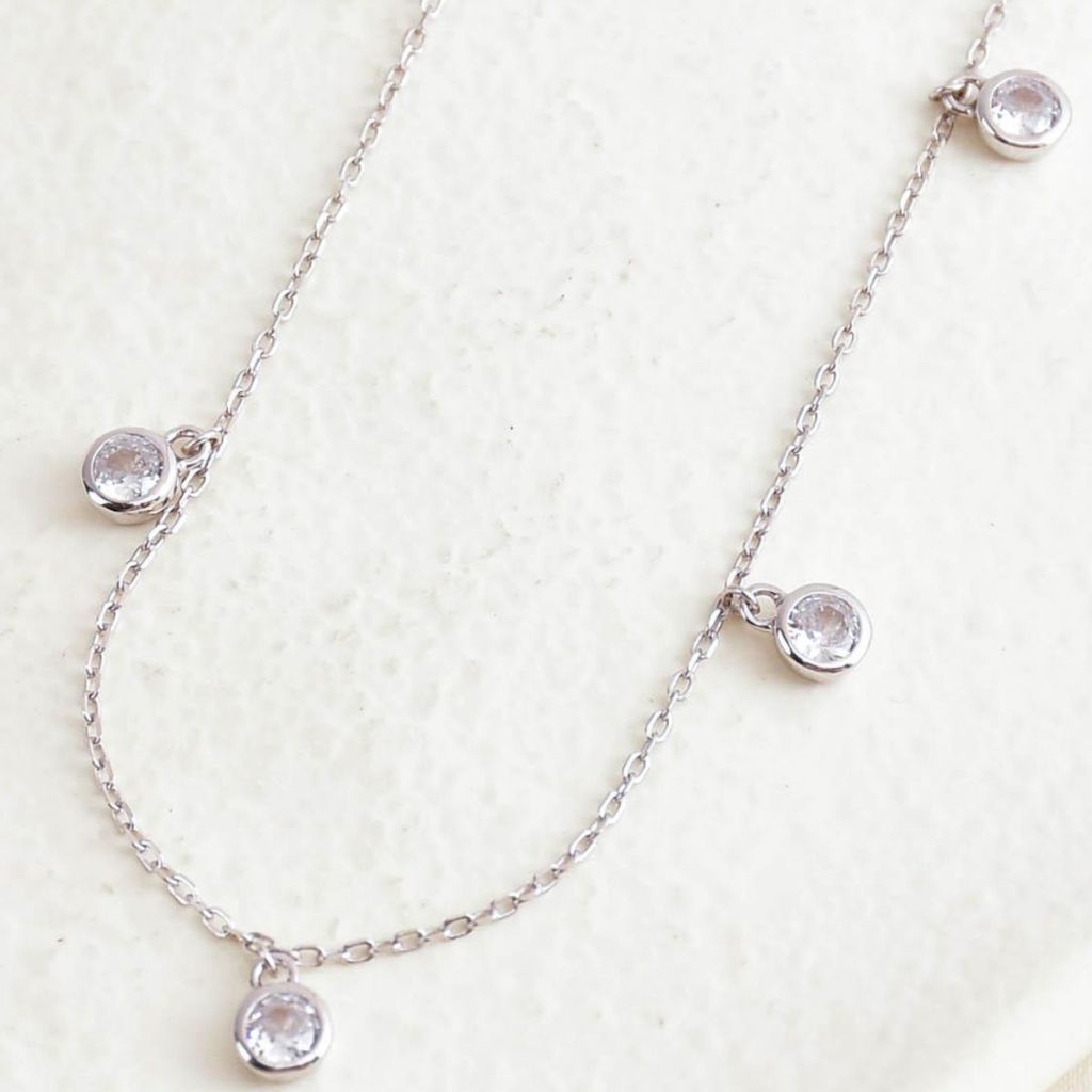 White Stone Necklaces
