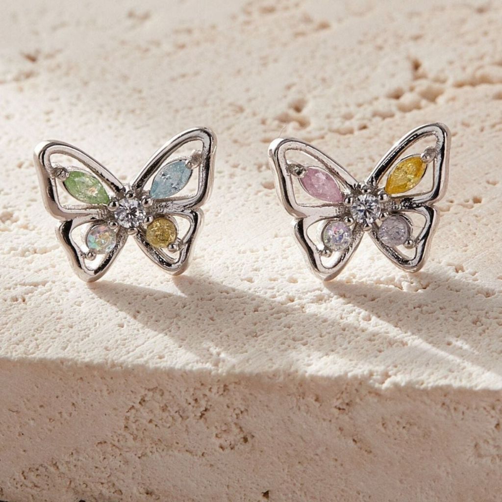Multicoloured Stone Earrings