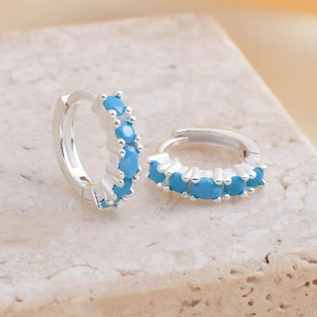 Blue Stone Earrings