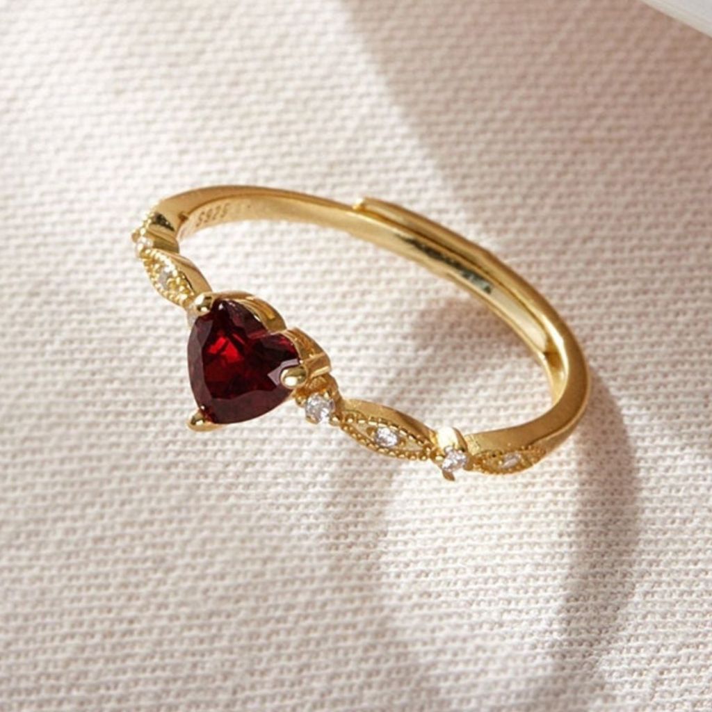 Red Stone Rings