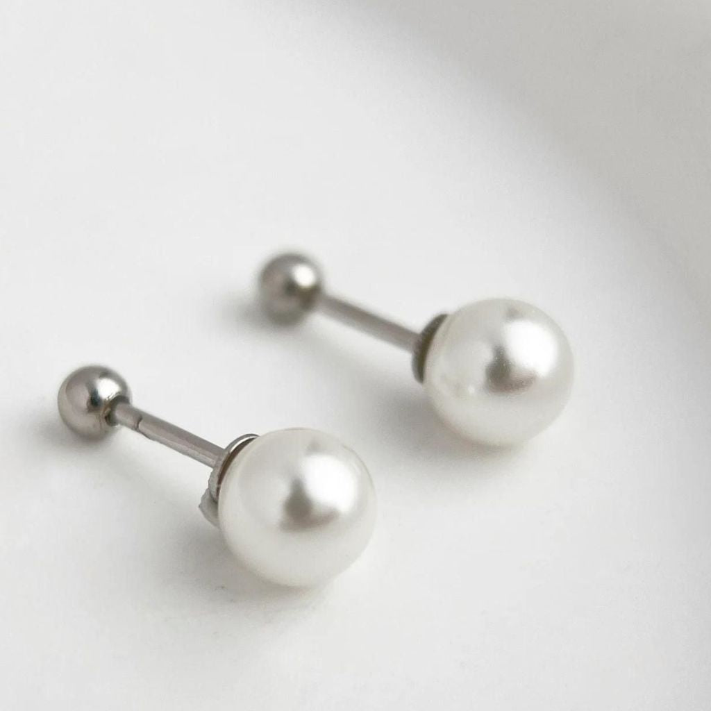 Pearl Cartilage Studs