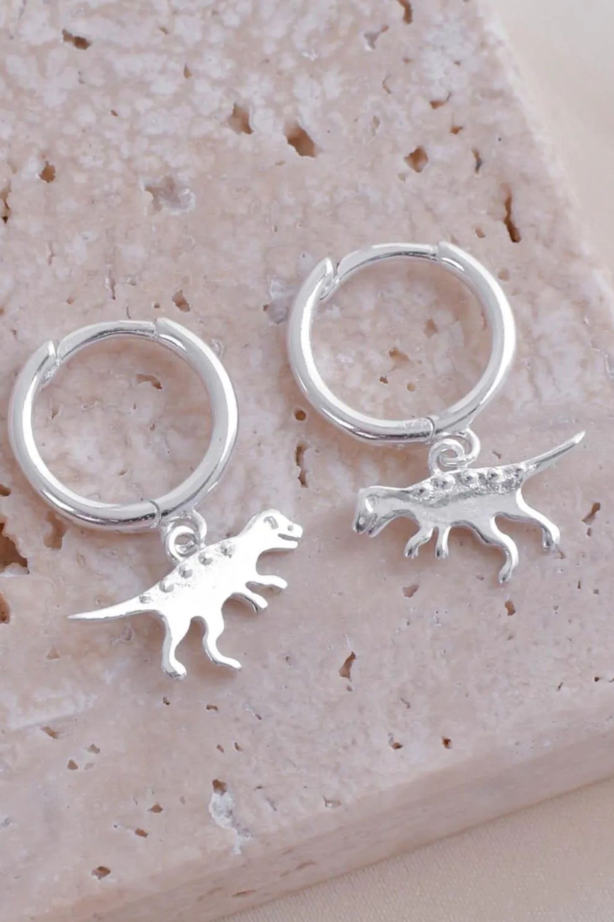 sterling-silver-t-rex-hoops-closeup
