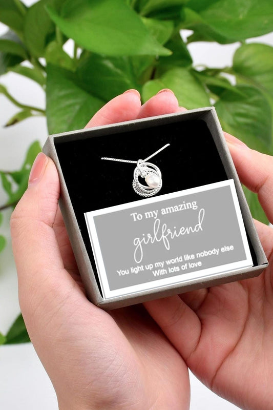 Sterling Silver Freshwater Pearl Necklace - Girlfriend