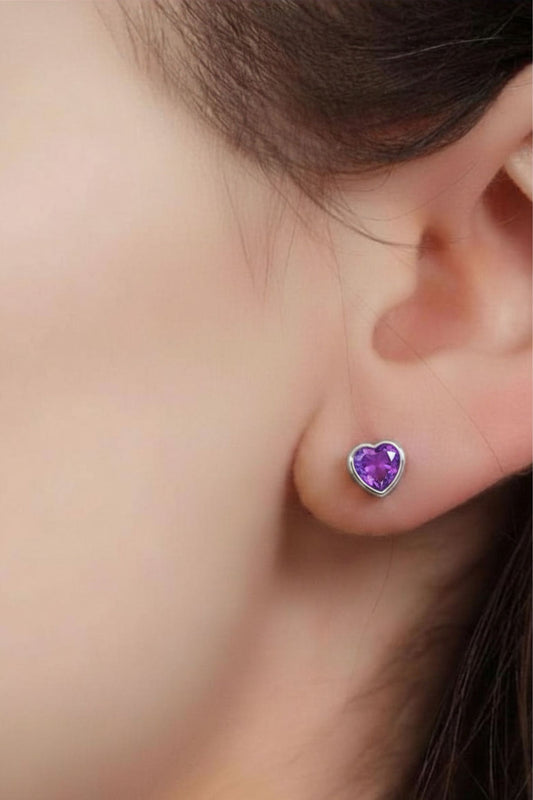 sterling-silver-cz-heart-studs-in-silver-purple-model