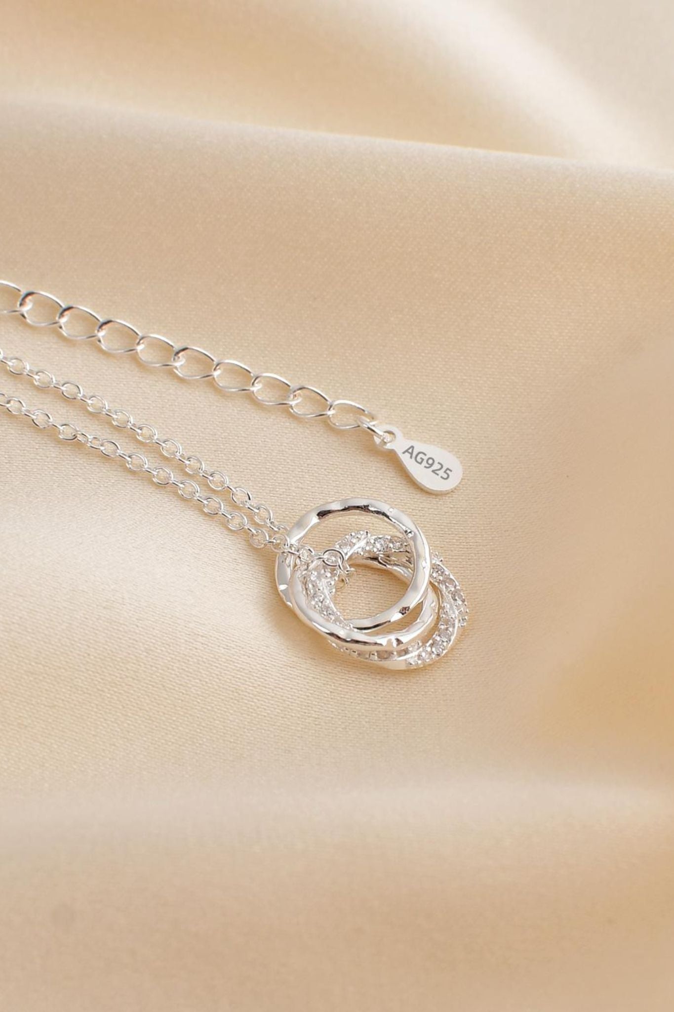 sterling-silver-cz-interlocking-rings-necklace-girlfriend-hallmark