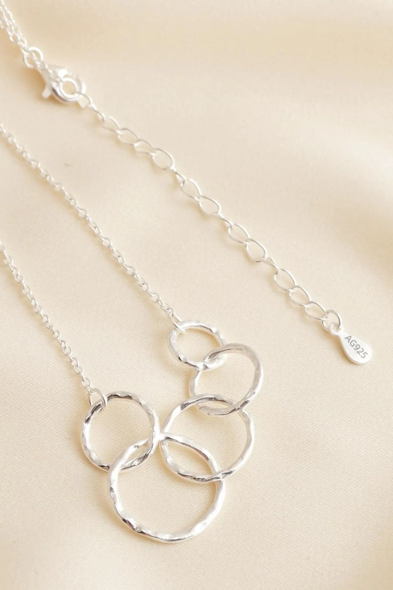 sterling-silver-five-rings-necklace-birthday-closeup
