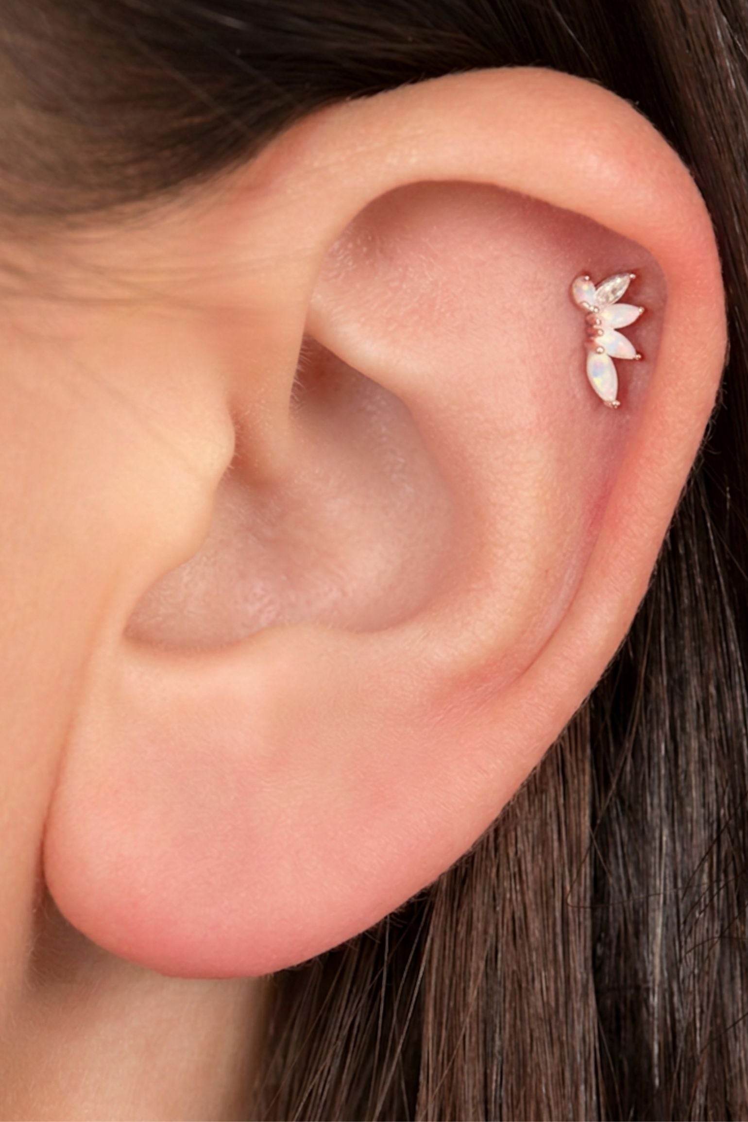 sterling-silver-marquis-cluster-opal-cartilage-stud-single-model