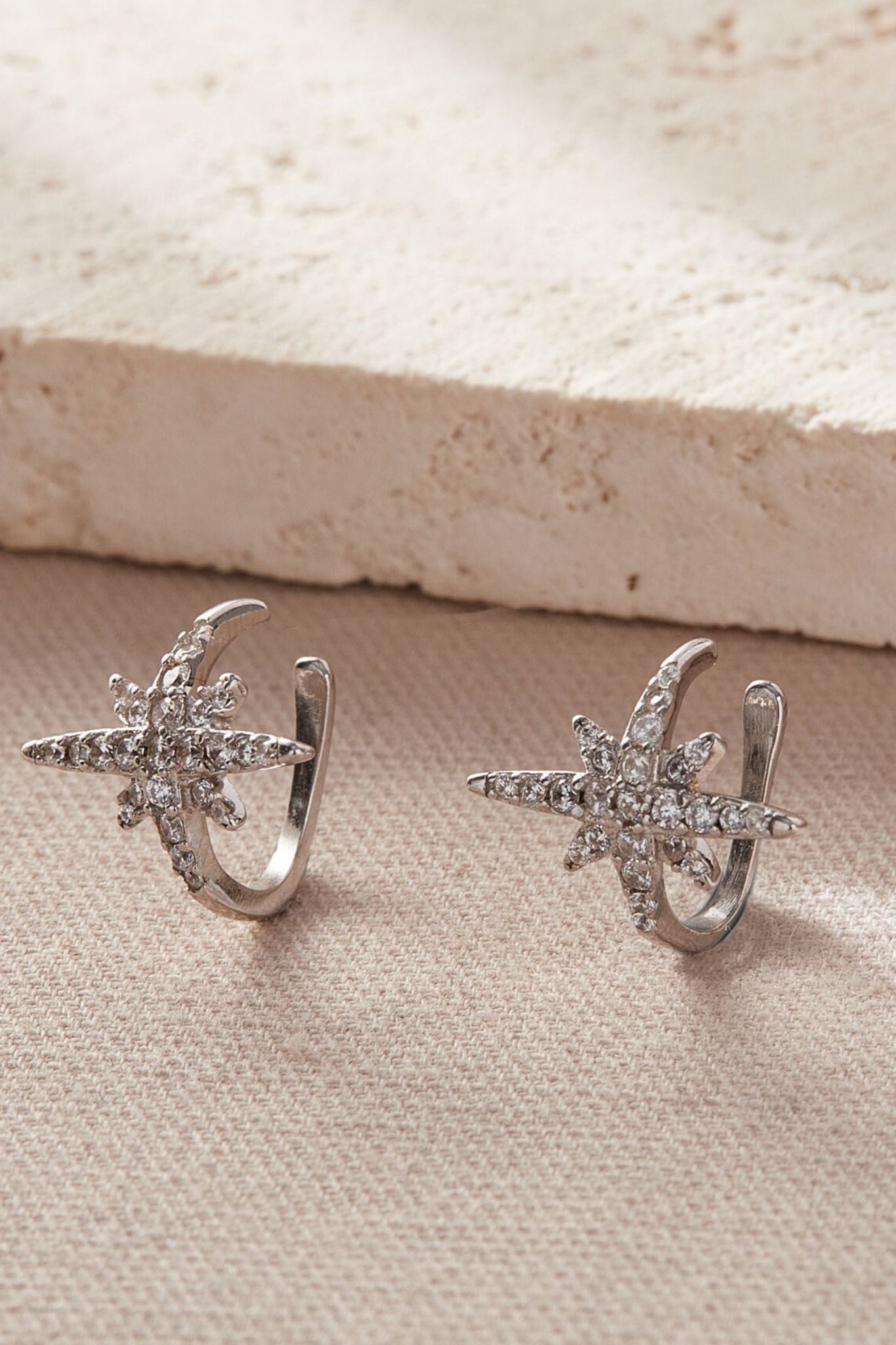 sterling-silver-cz-star-ear-cuff-closeup