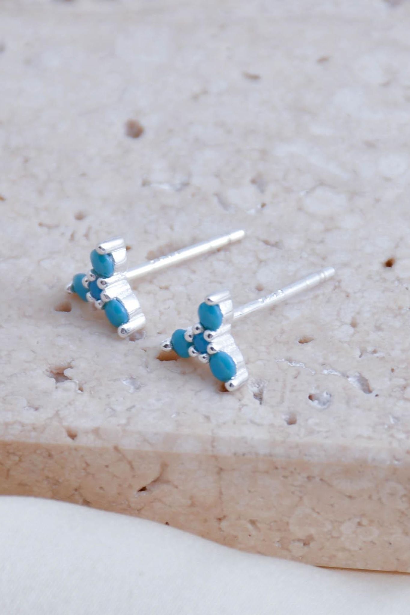 sterling-silver-turquoise-flower-studs-butterfly-backs