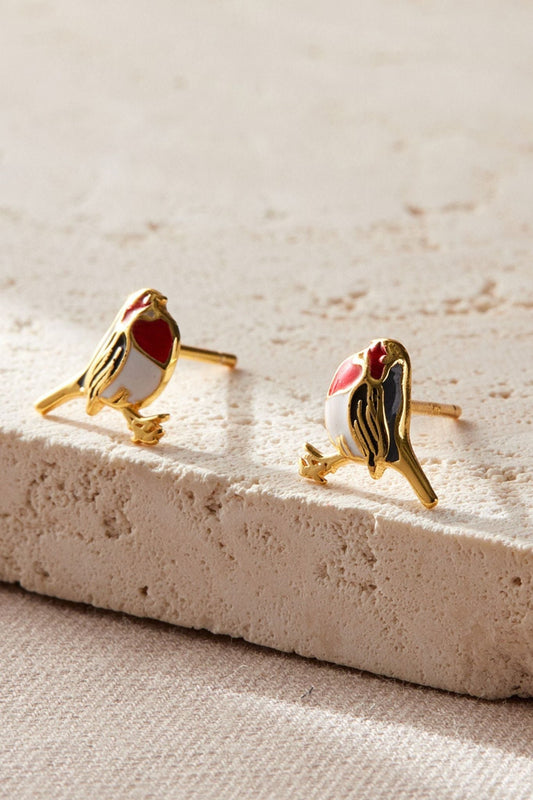 sterling-silver-red-robin-studs-in-gold