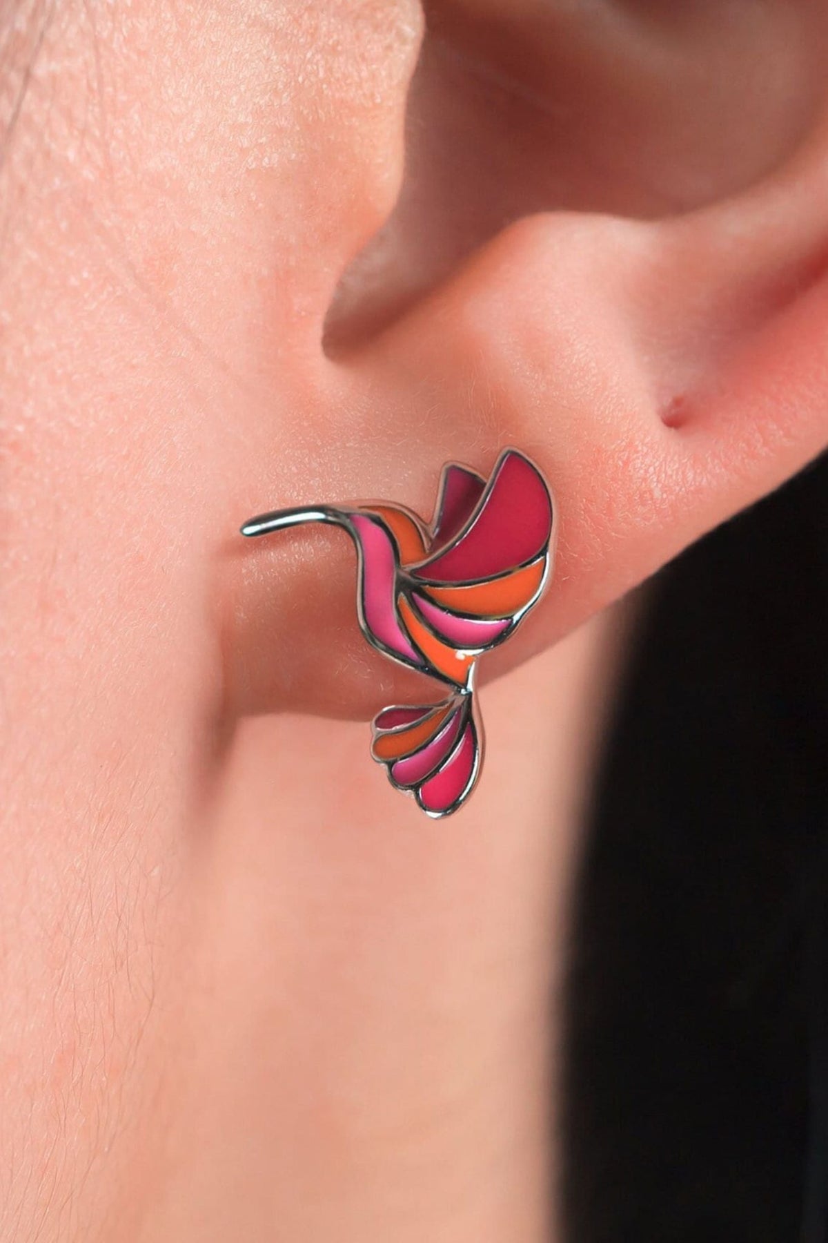 sterling-silver-pink-hummingbird-studs-in-silver-model