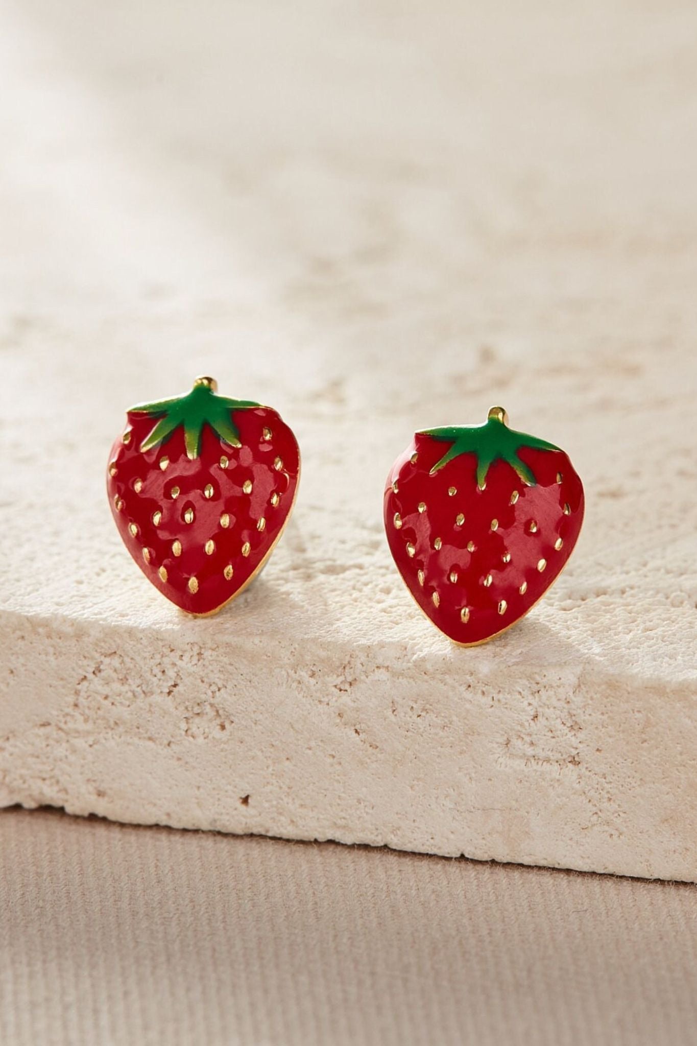sterling-silver-strawberry-studs-in-gold