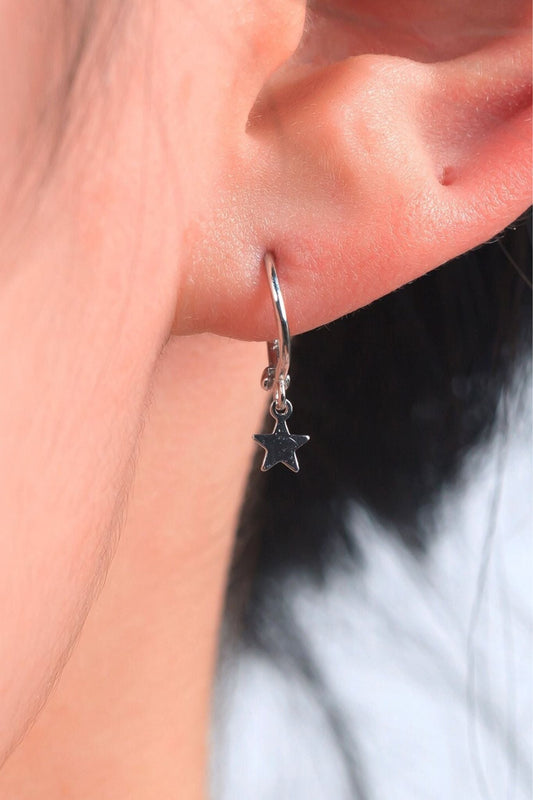 sterling-silver-star-charm-hoops-birthday-model