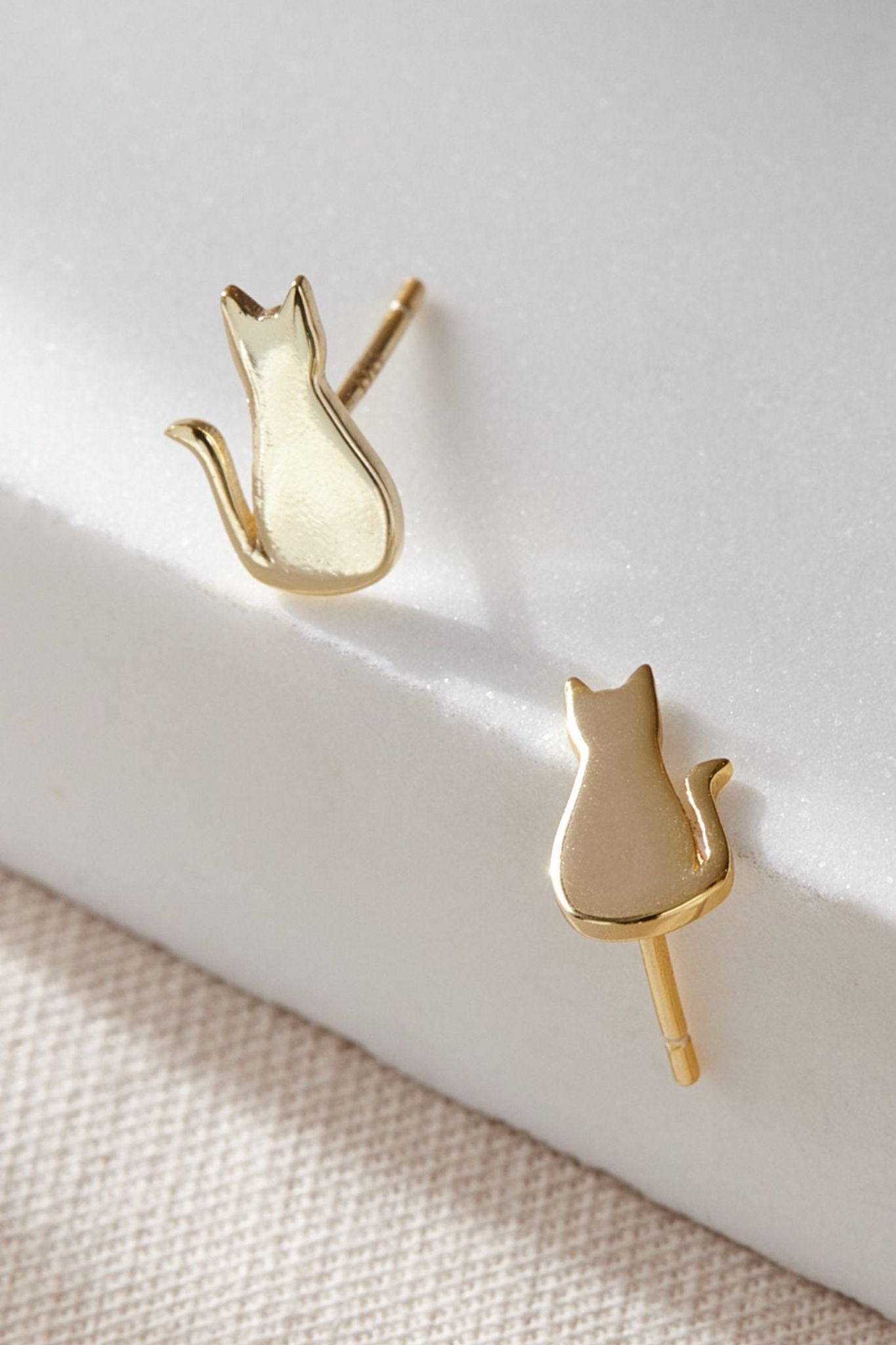sterling-silver-cat-studs-in-gold-1