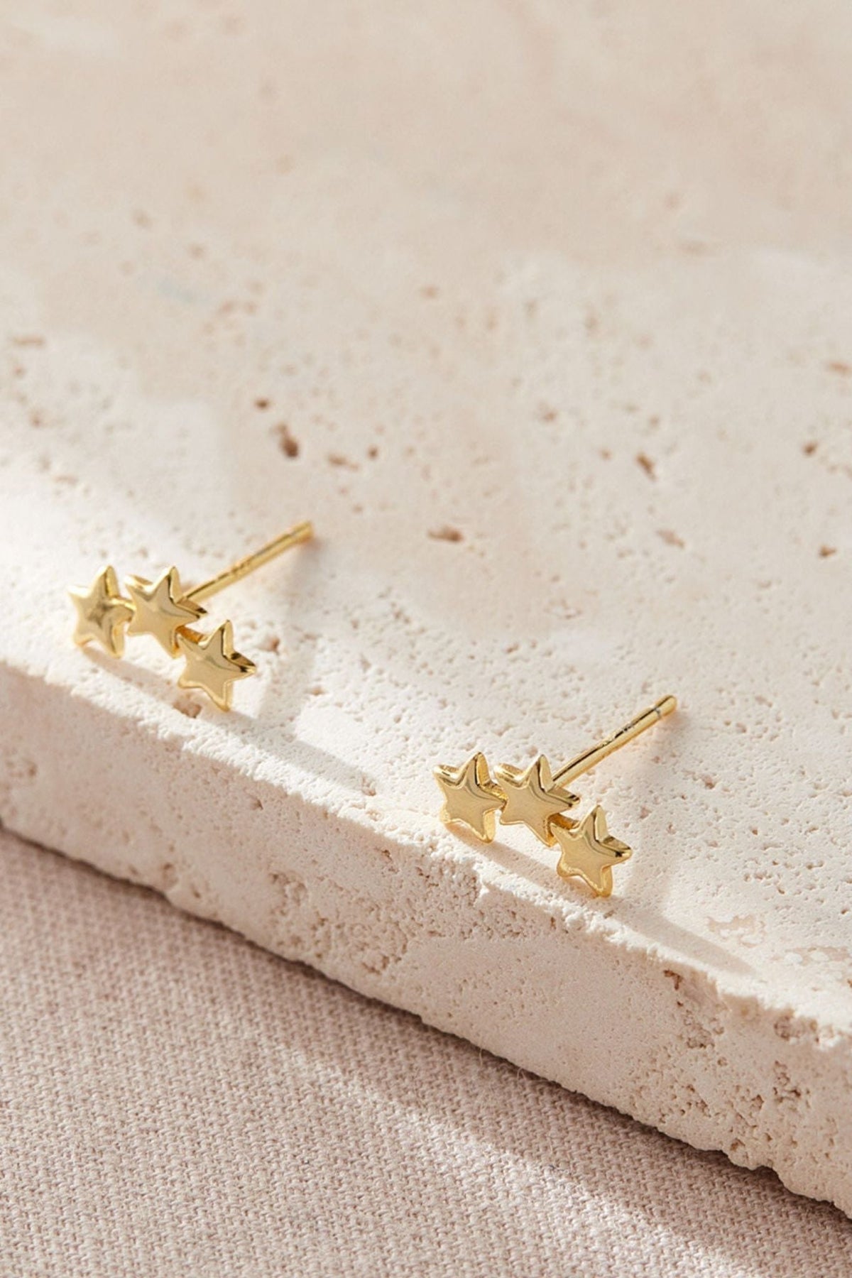 sterling-silver-triple-star-studs-in-gold
