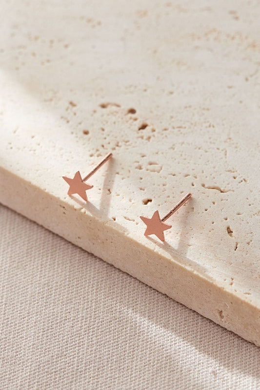 sterling-silver-matte-star-studs-6mm-in-rose-gold