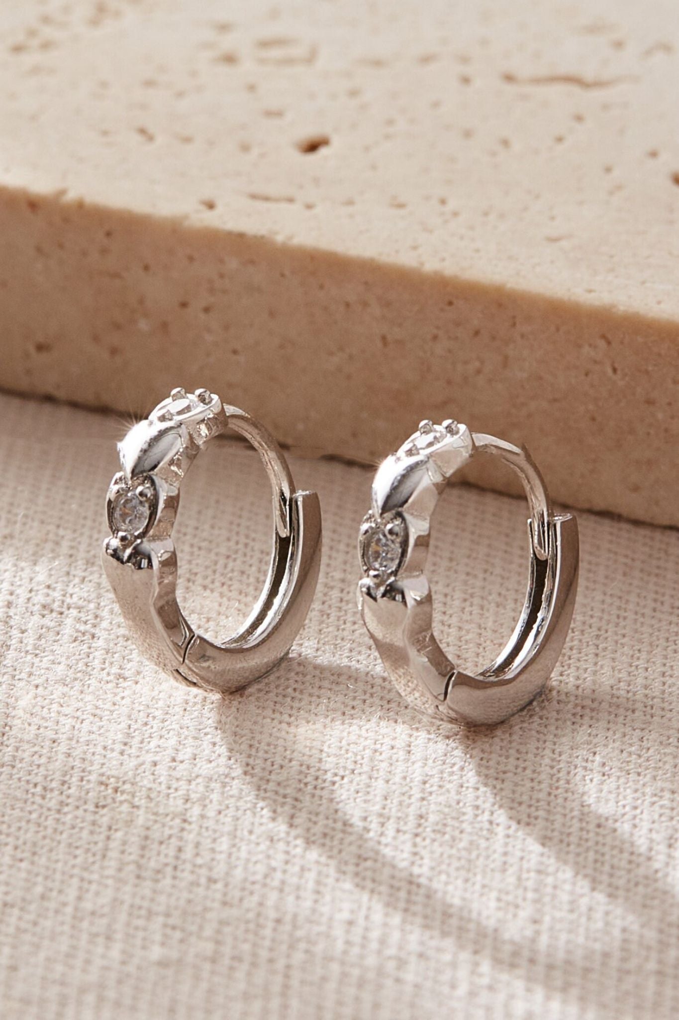 sterling-silver-cz-sparkly-heart-huggie-hoops