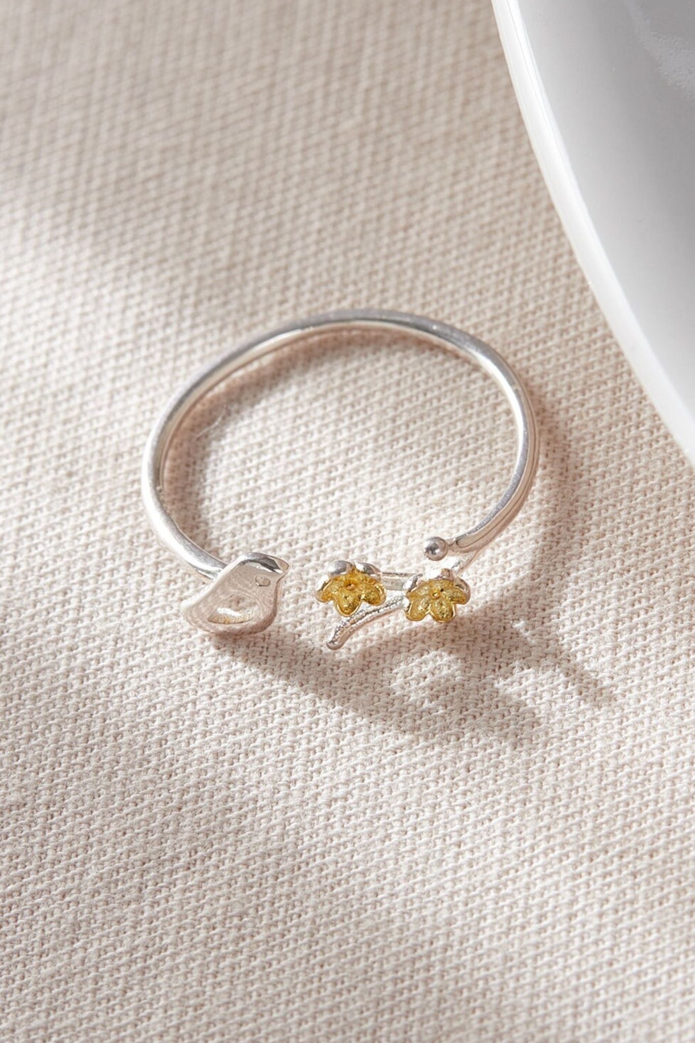 sterling-silver-floral-bird-adjustable-ring-open-band