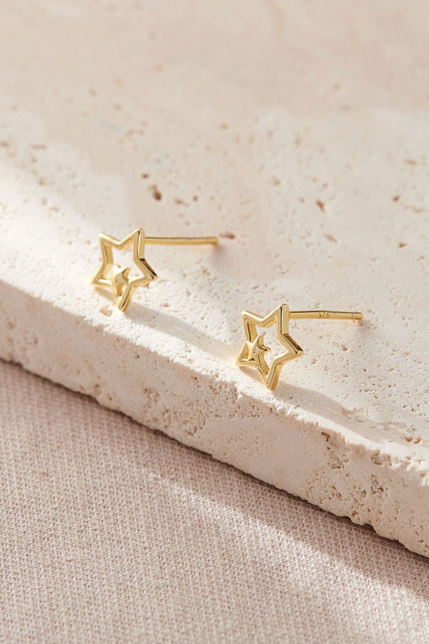 sterling-silver-openwork-dual-star-studs-in-gold