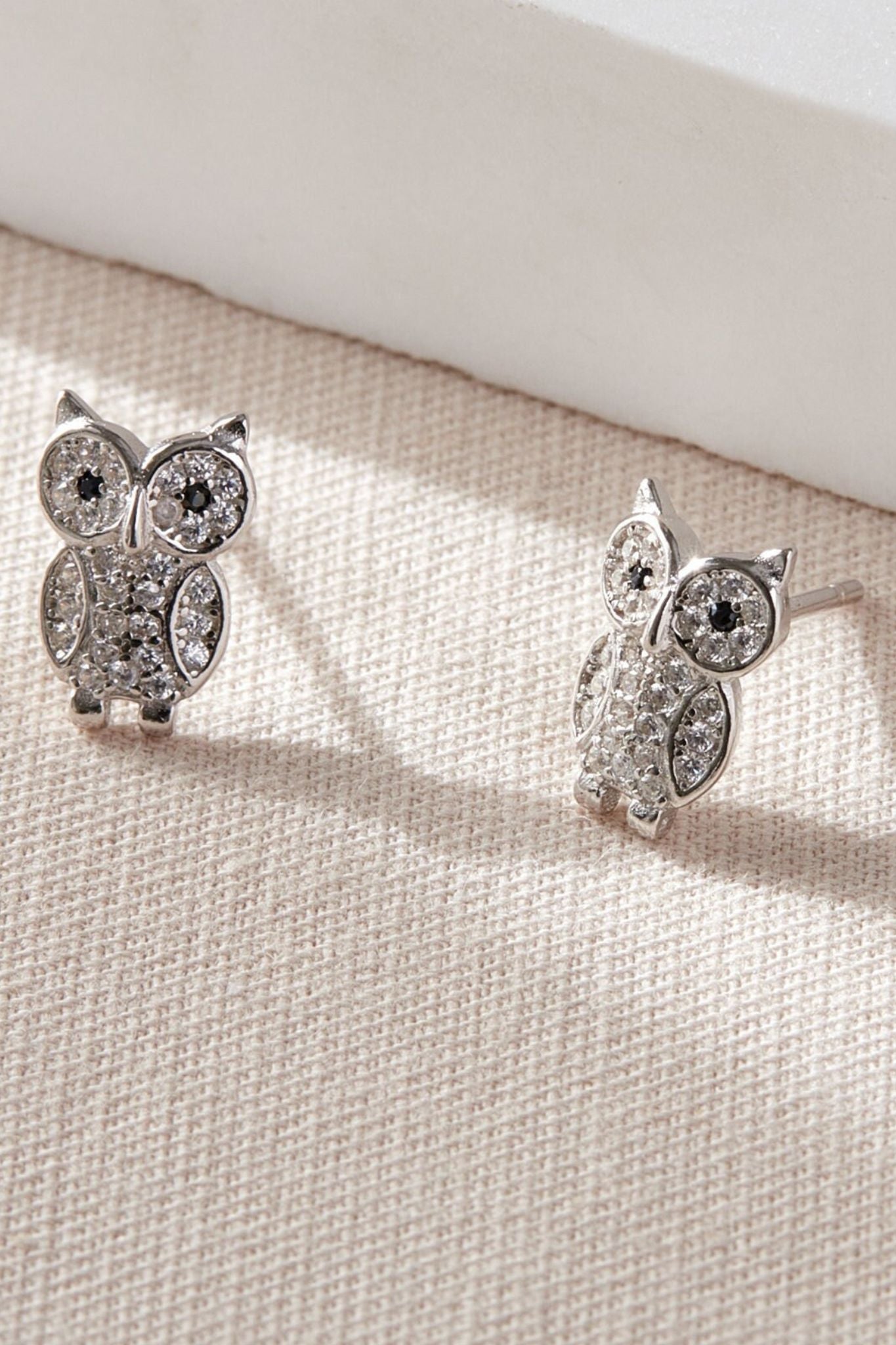 sterling-silver-cz-sparkly-owl-stud-earrings