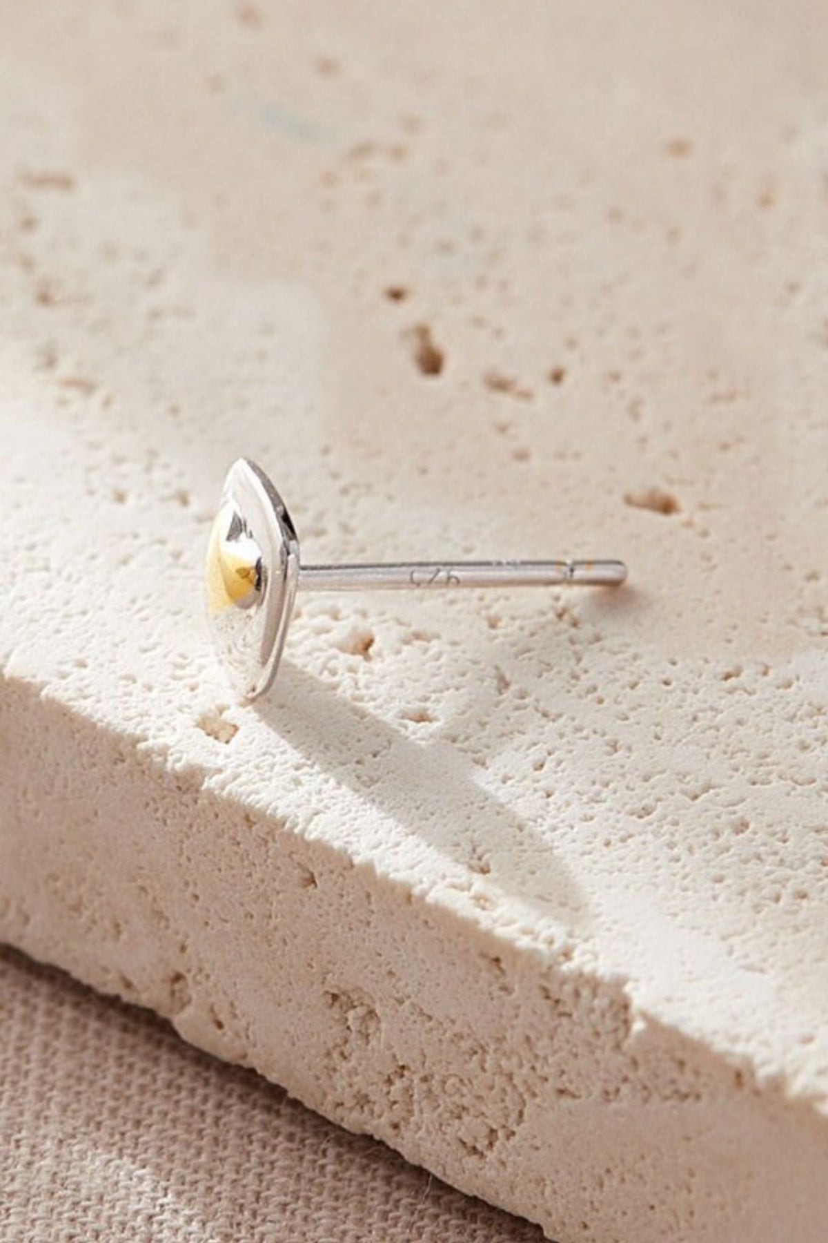 sterling-silver-square-gold-heart-studs-925-hallmark