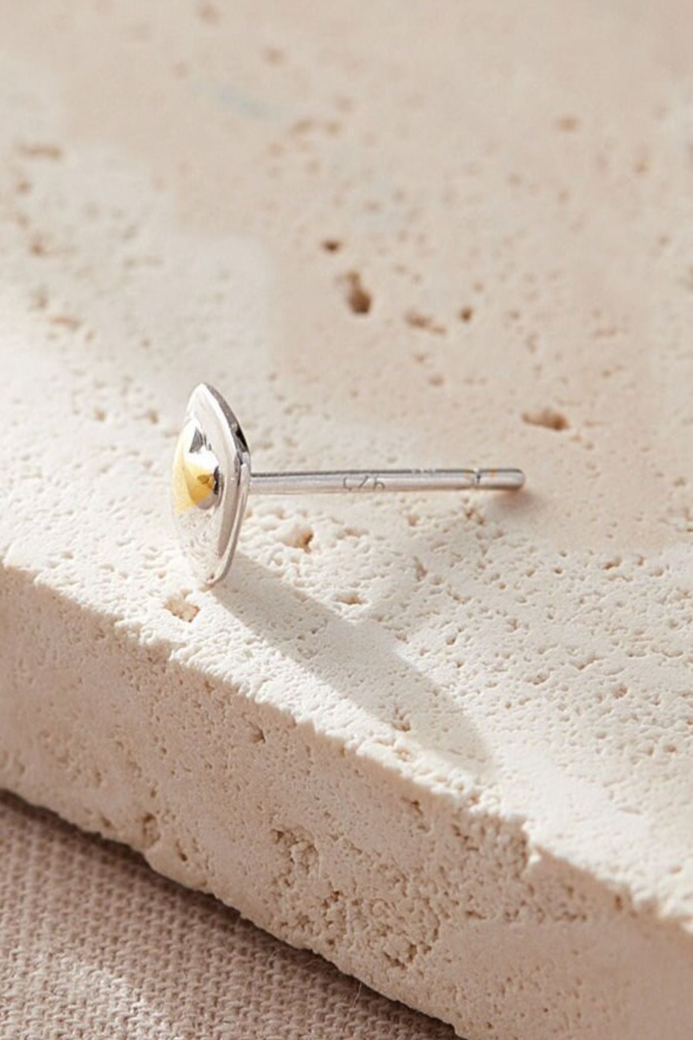 sterling-silver-square-gold-heart-studs-925-hallmark