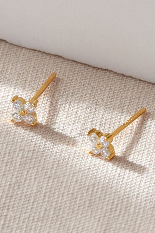 sterling-silver-cz-clover-studs-in-gold