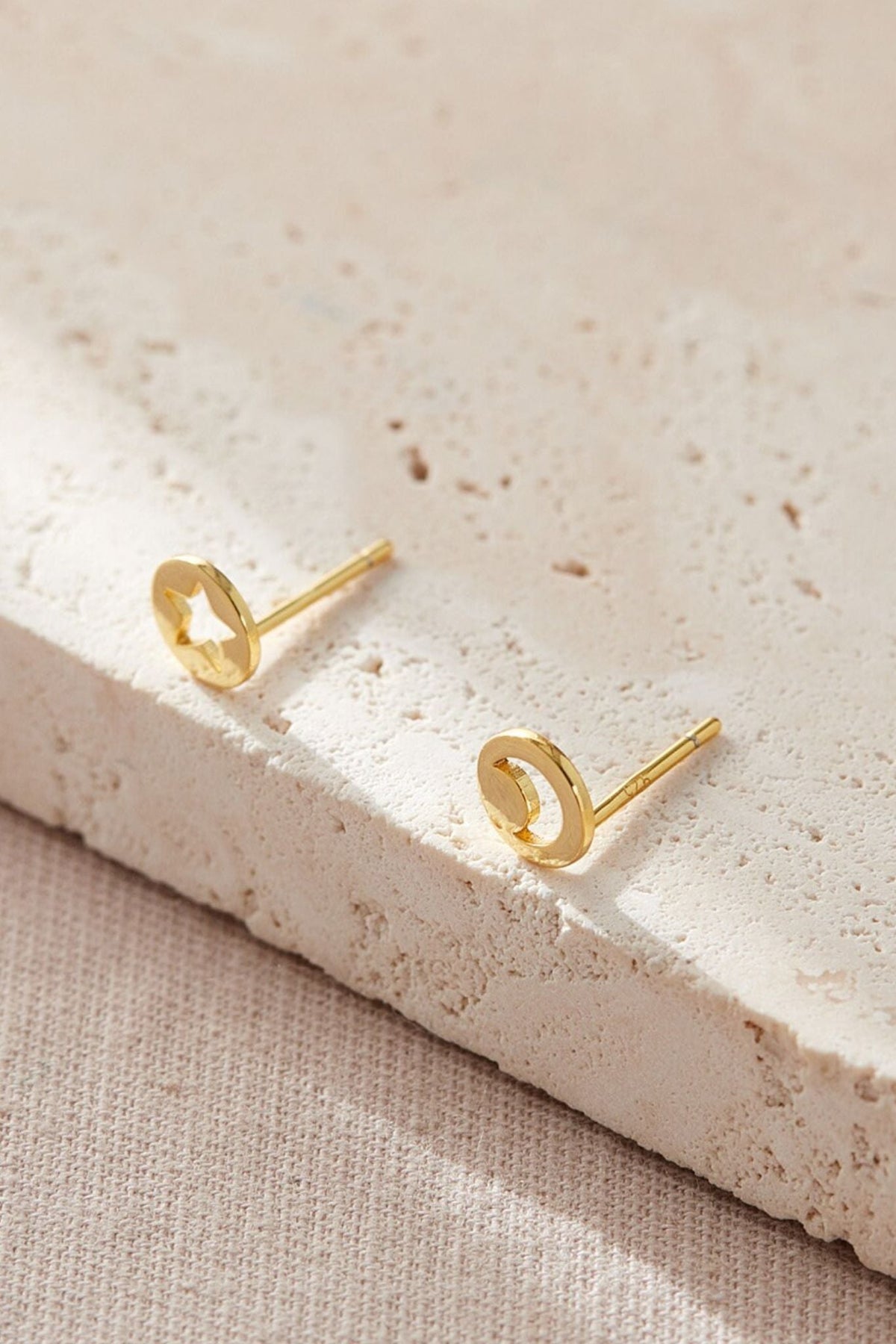 sterling-silver-mismatched-star-moon-studs-in-gold-1