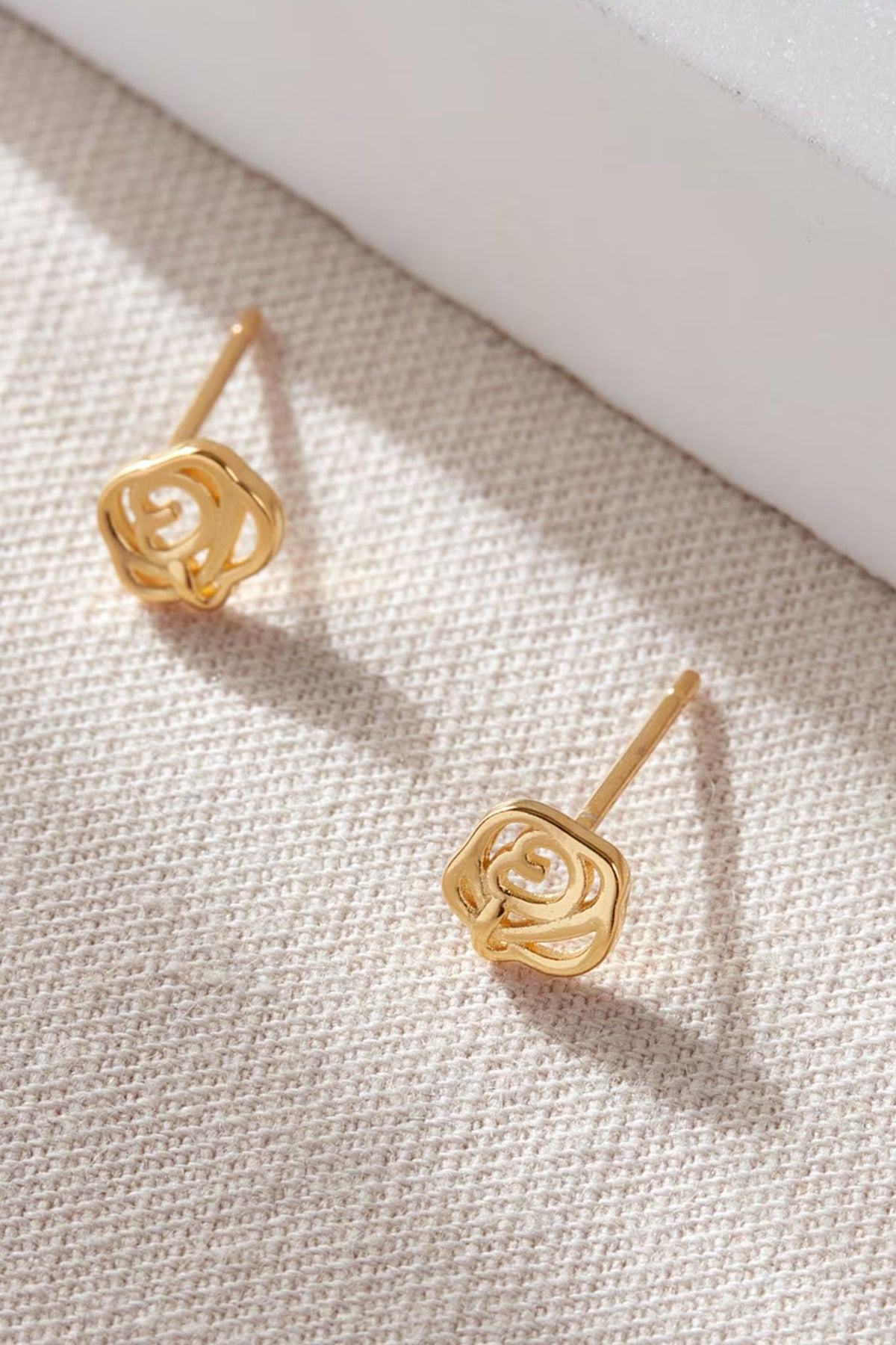 sterling-silver-rose-floral-studs-in-gold
